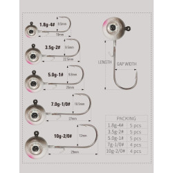 Lureholic Big Eyes Jig Head