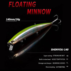 Bearking Slim Minnow 140